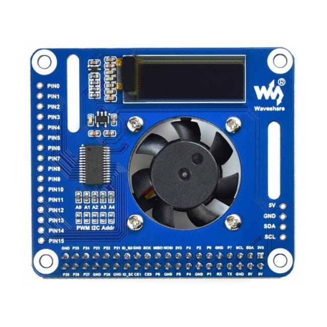 PWM Controlled Fan HAT for Raspberry Pi - The Pi Hut