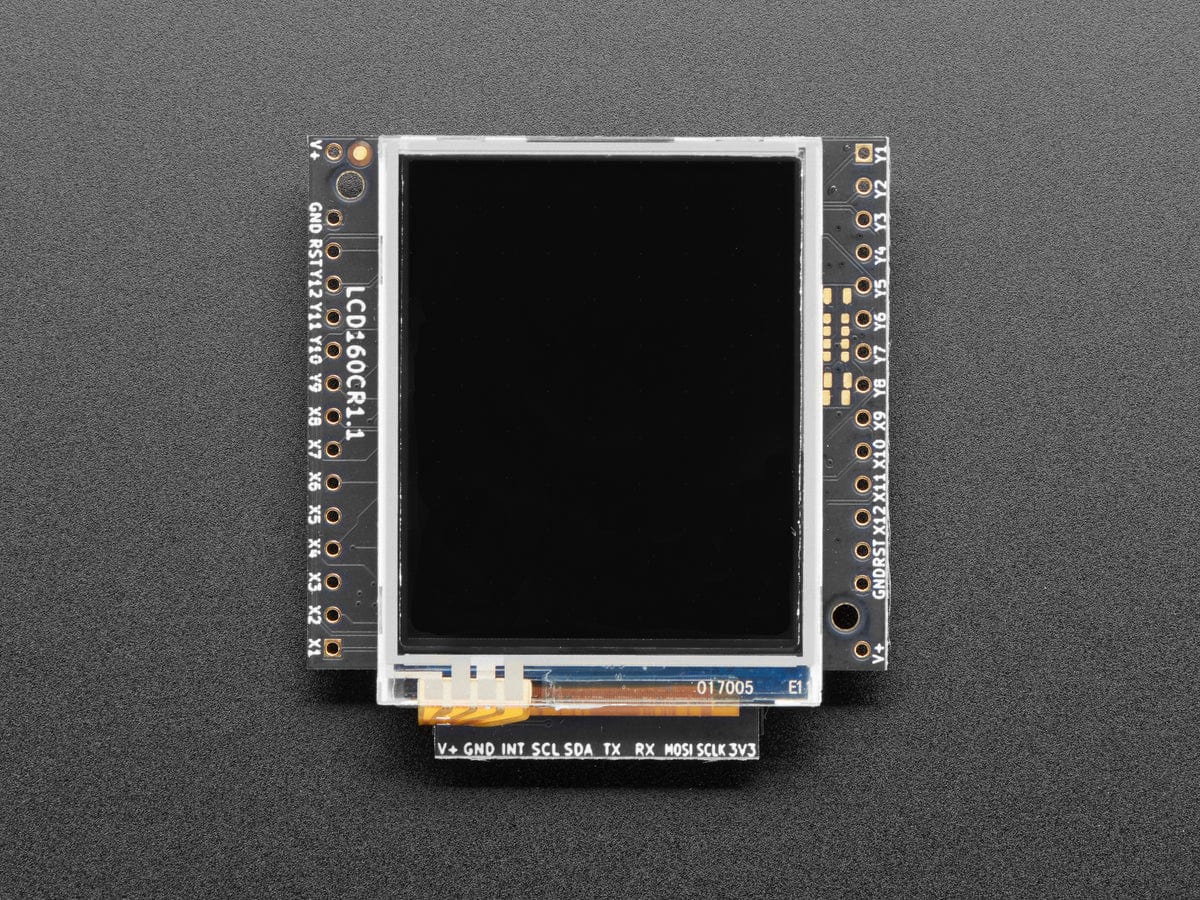 pyboard Color LCD Skin with Resistive Touch - The Pi Hut
