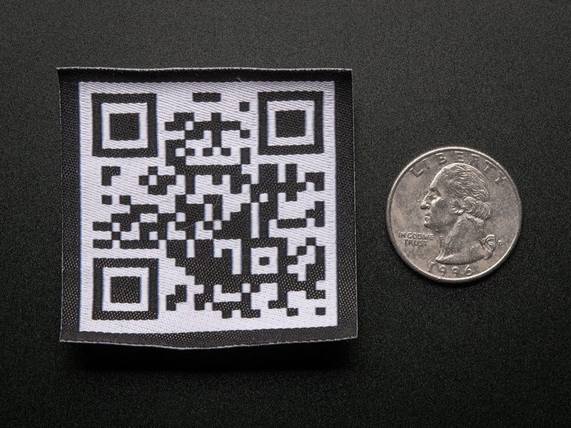 QR Code - Skill badge, iron-on patch - The Pi Hut