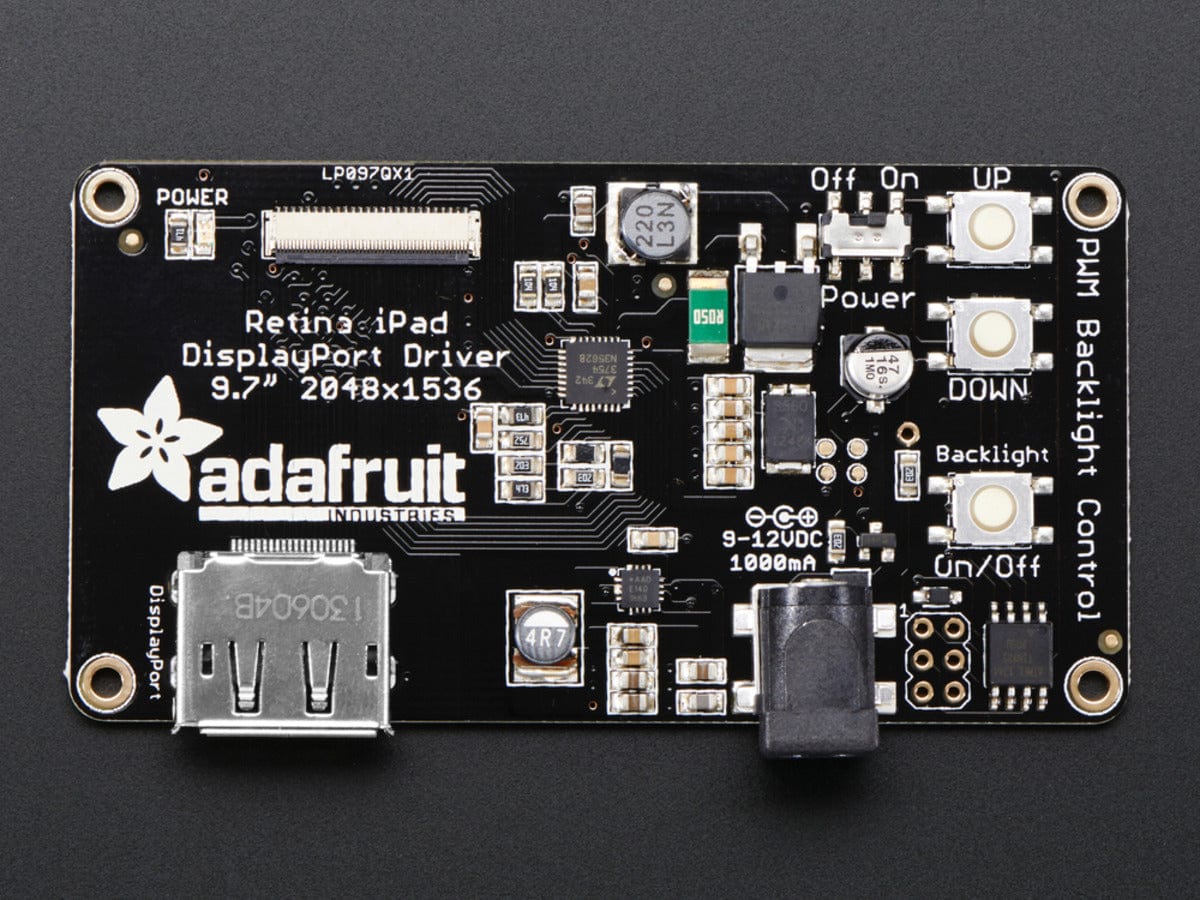 Qualia Bare Driver Board for LP097QX1 Display - The Pi Hut