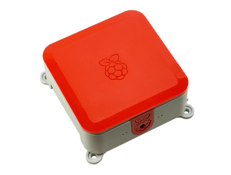 Quattro Case - Raspberry Pi VESA & HDD Case (White/Red) [discontinued] - The Pi Hut