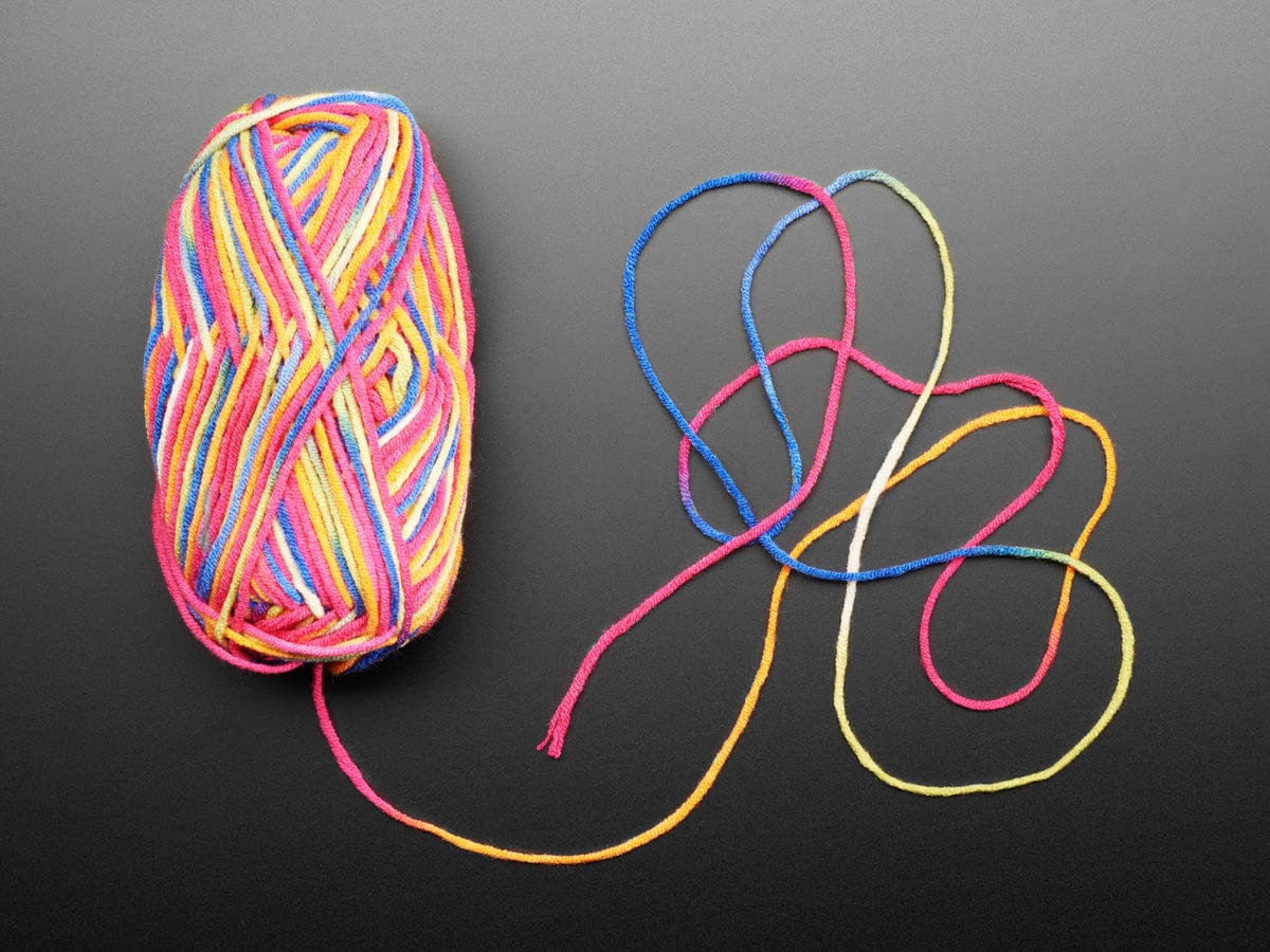 Rainbow Crafting Yarn - The Pi Hut