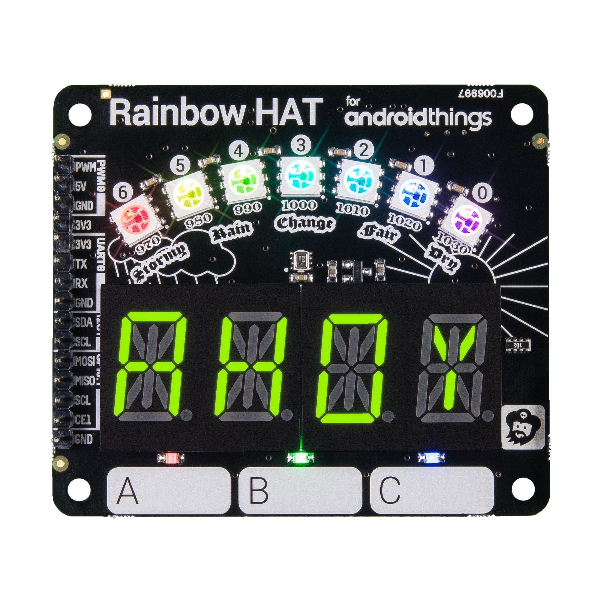 Rainbow HAT - The Pi Hut