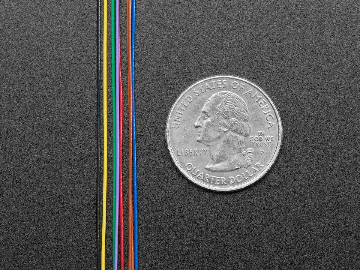 Rainbow "Wire Wrap" Thin 30 AWG Prototyping & Repair Wire - The Pi Hut