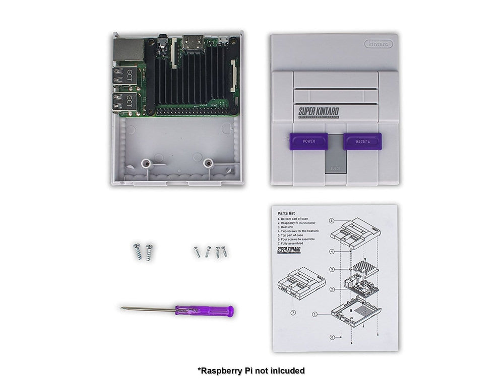 Raspberry Pi 3 "SNES" Case (Super Kuma) - The Pi Hut