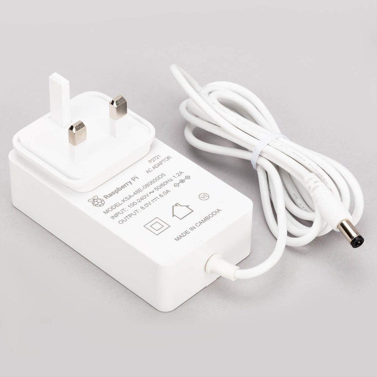 Raspberry Pi Build HAT Power Supply - 48W - Pi Australia