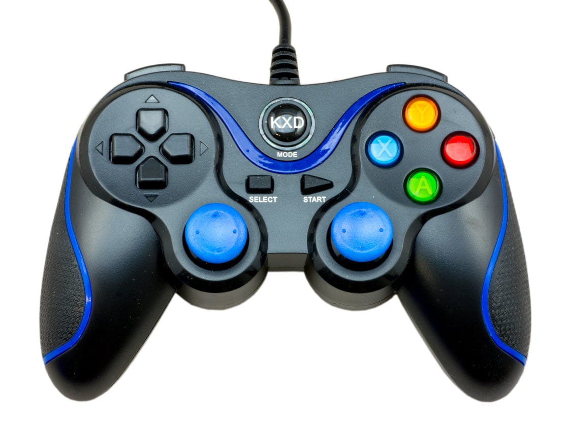 Raspberry Pi Compatible USB Gamepad (Blue) - The Pi Hut