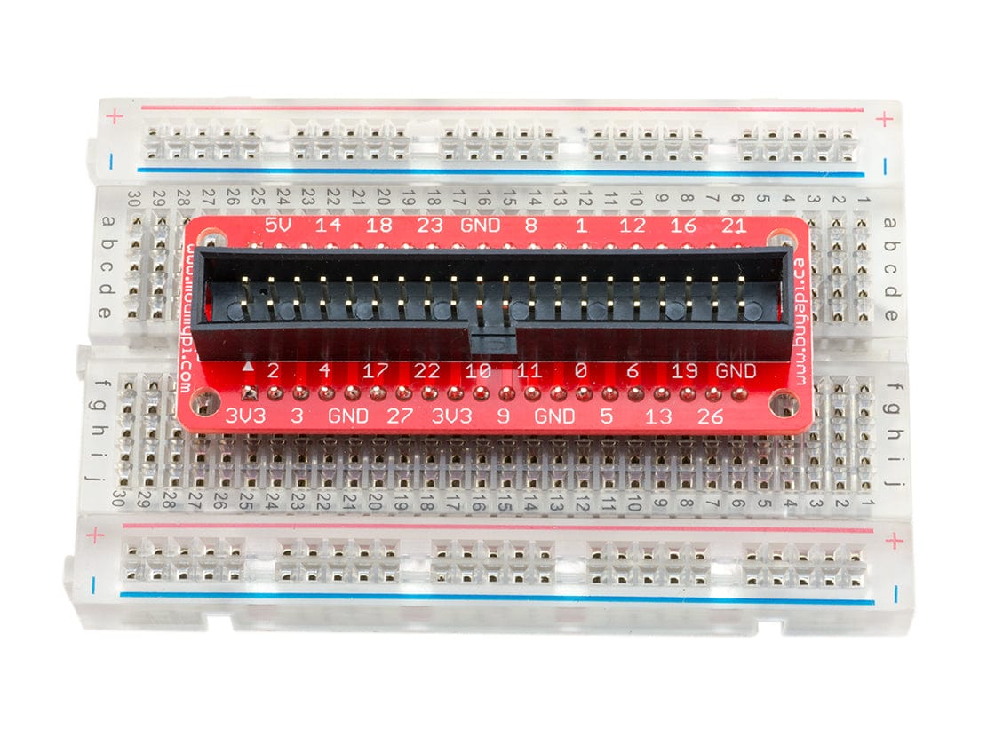 Raspberry Pi GPIO Breadboard Breakout Basic - The Pi Hut