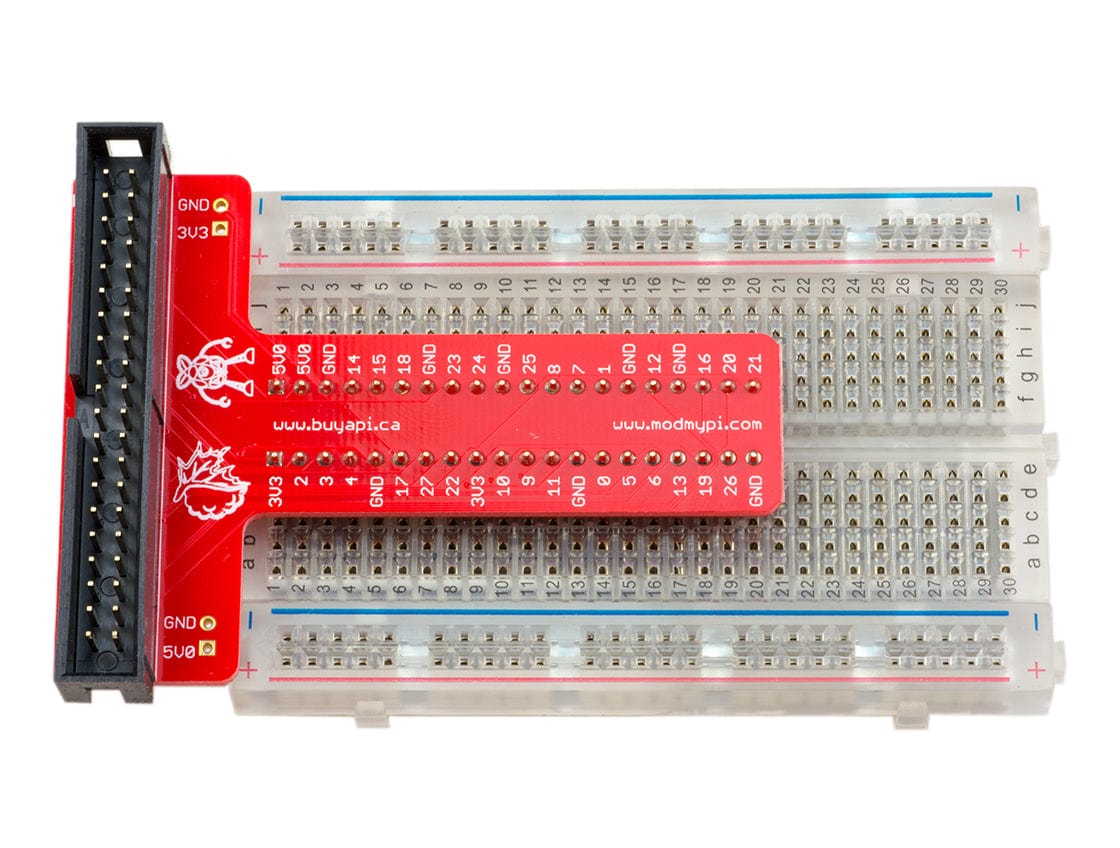 Raspberry Pi GPIO Breadboard Breakout - The Pi Hut