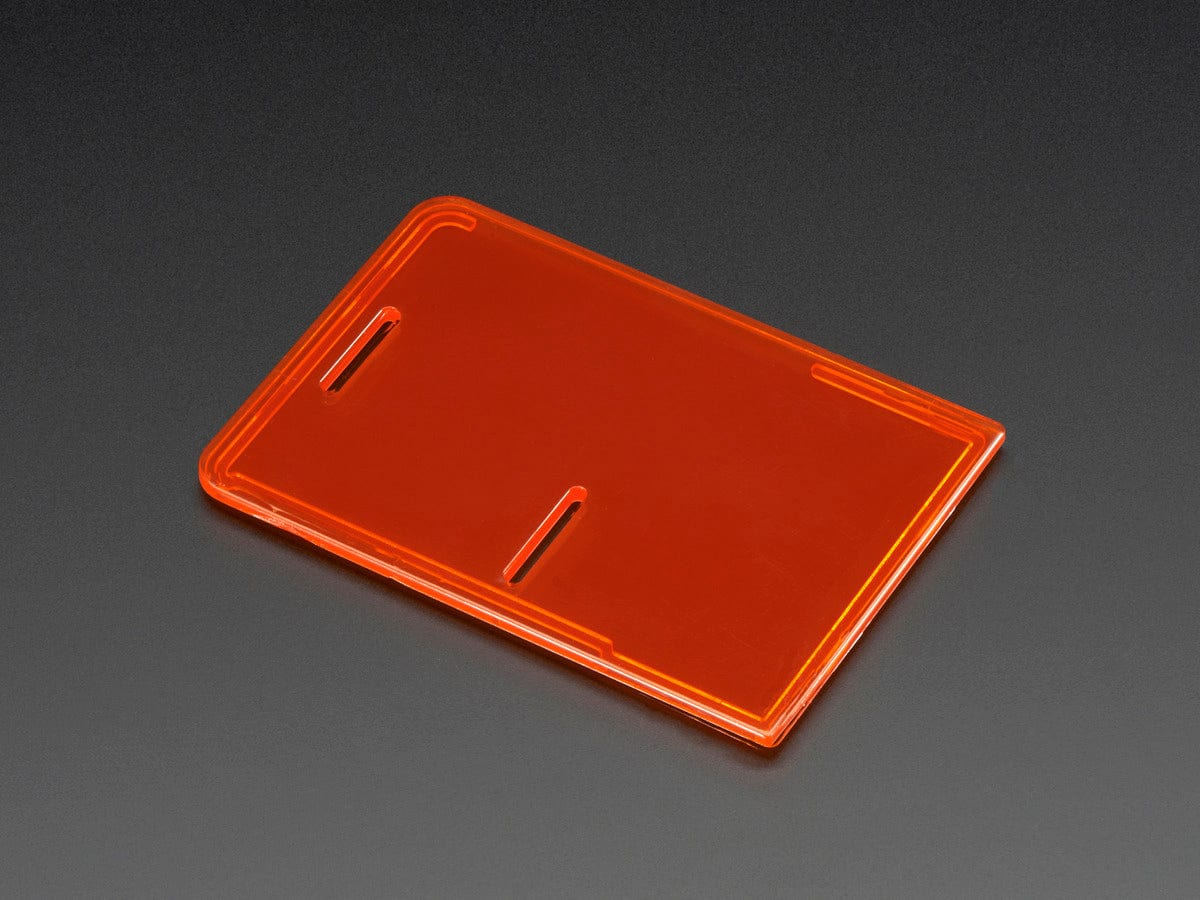 Raspberry Pi Model B+ / Pi 2 / Pi 3 Case Lid - Orange - The Pi Hut