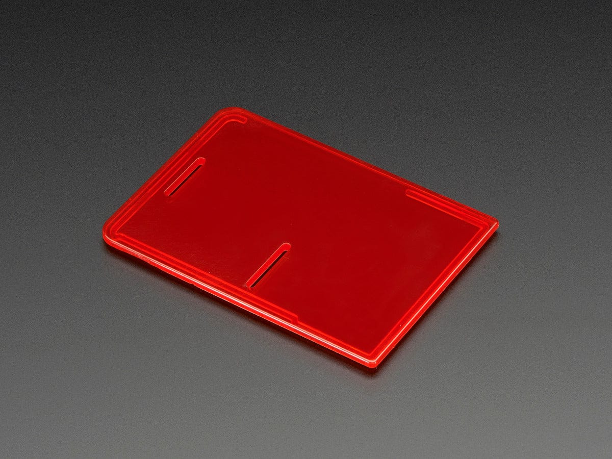 Raspberry Pi Model B+ / Pi 2 / Pi 3 Case Lid - Red - The Pi Hut