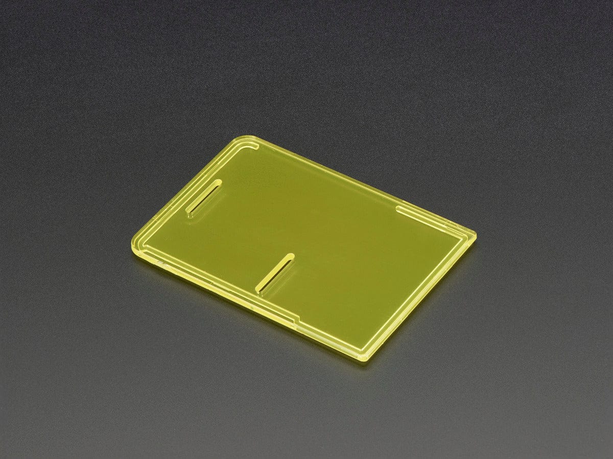 Raspberry Pi Model B+ / Pi 2 / Pi 3 Case Lid - Yellow - The Pi Hut