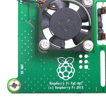 Raspberry Pi Power over Ethernet (PoE) HAT v2.0 - The Pi Hut