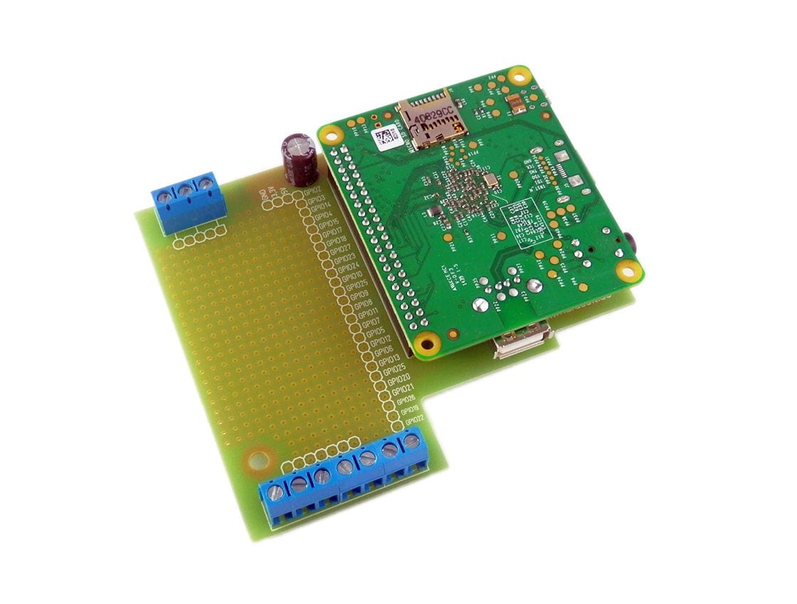 RasPiBox - Raspberry Pi 3 Prototyping DIN Rail Case (inc. 5V regulator) - The Pi Hut