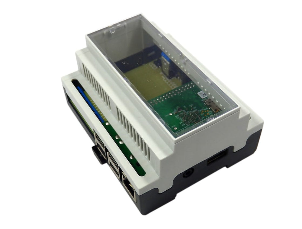 RasPiBox - Raspberry Pi 3 Prototyping DIN Rail Case (inc. 5V regulator) - The Pi Hut
