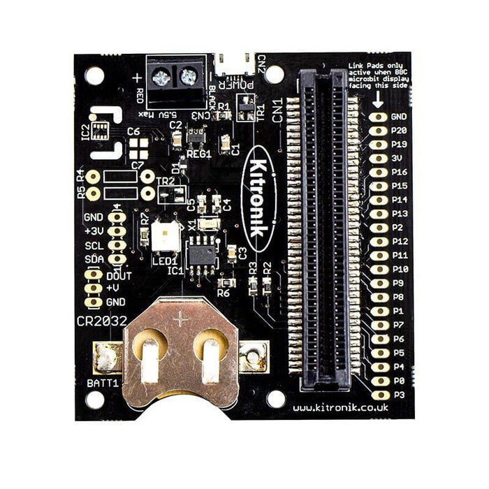 Real-Time Clock Board (RTC) for BBC micro:bit [Discontinued] - The Pi Hut