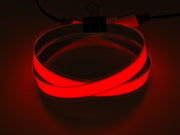 Red Electroluminescent (EL) Tape Strip - 100cm w/two connectors - The Pi Hut