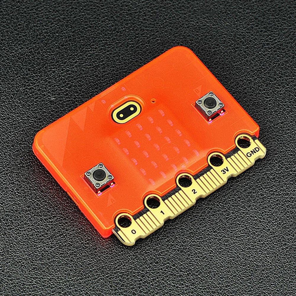 Red Frosted Case for micro:bit V2 - The Pi Hut