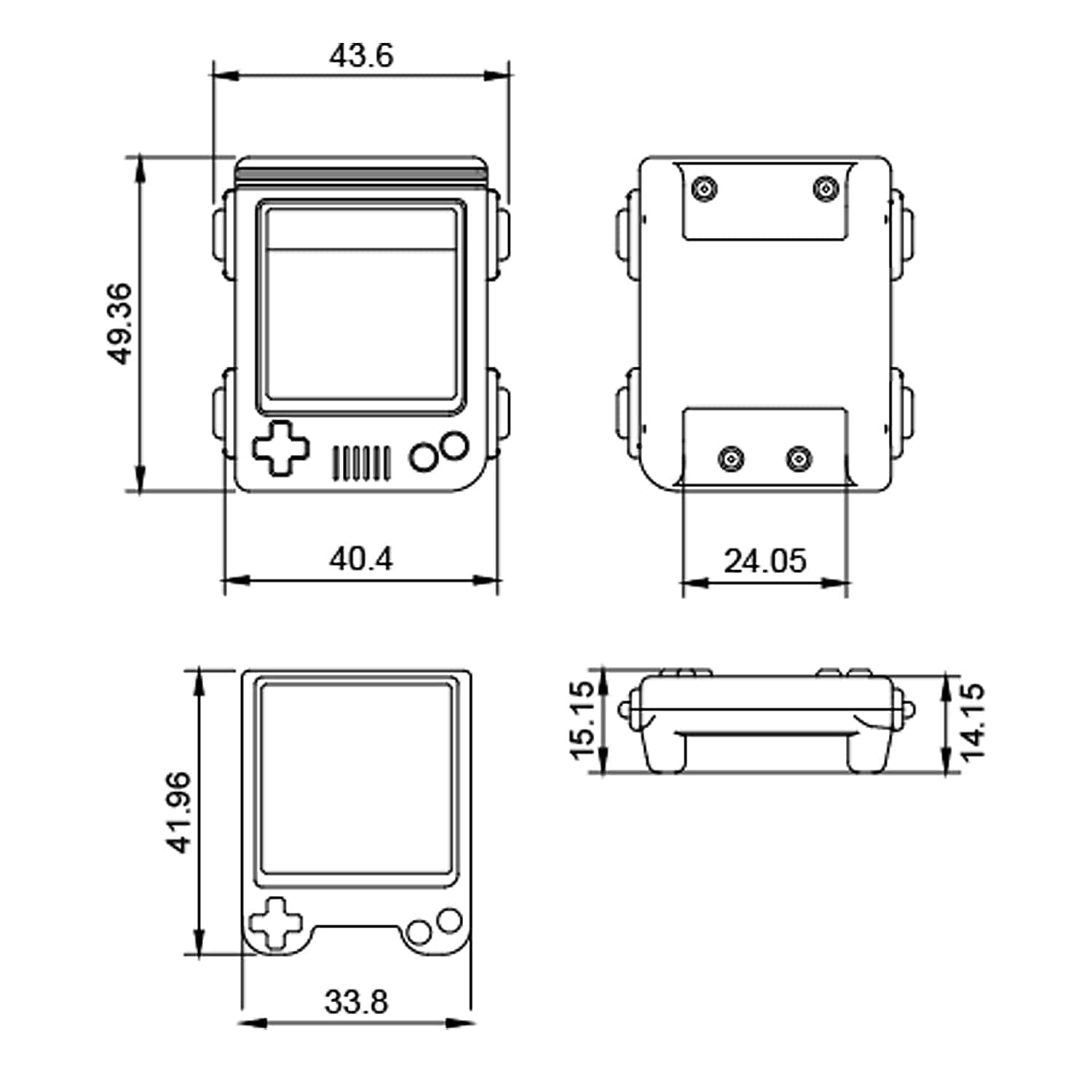 Red GB Case for Watchy - The Pi Hut