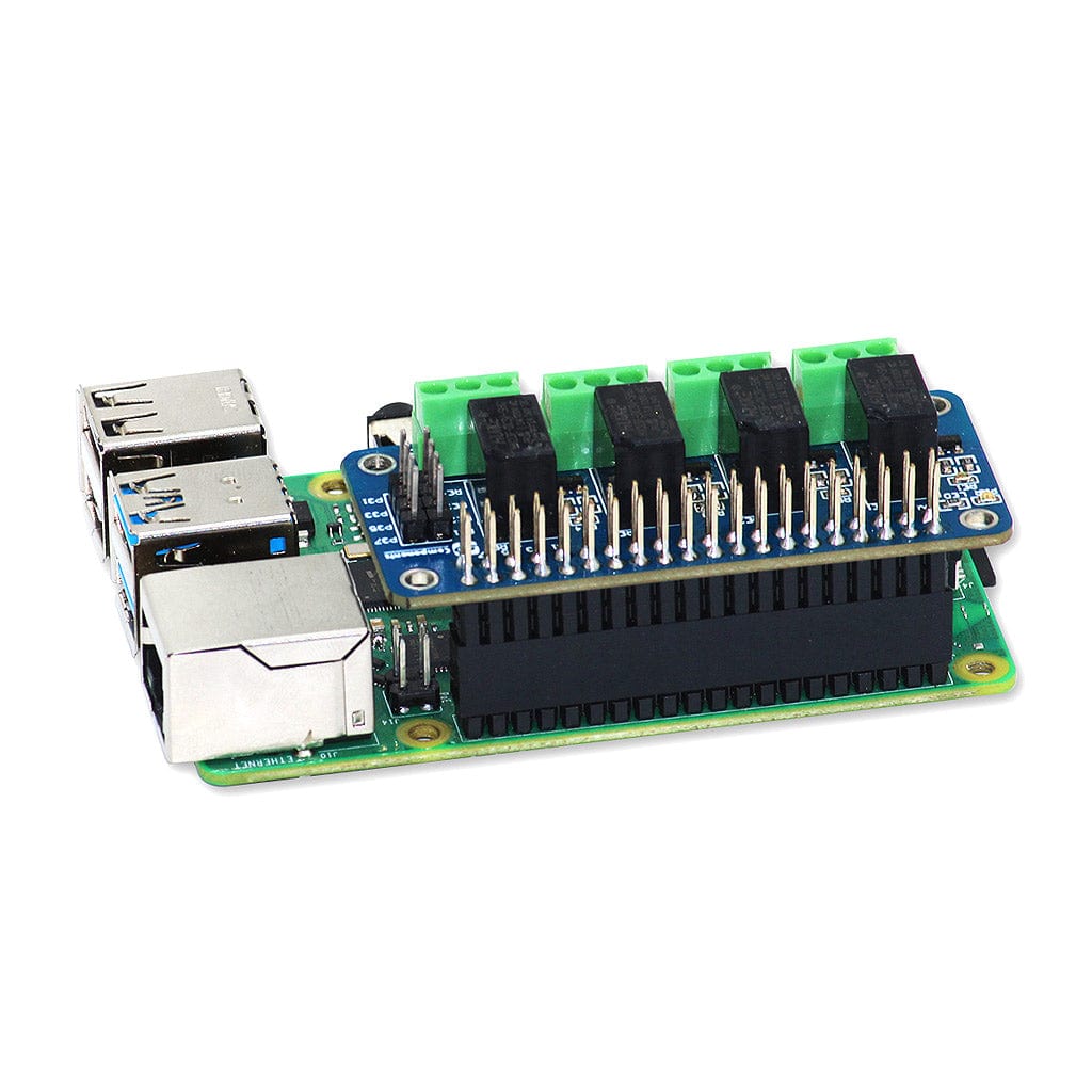 Relay 4 Zero - 4-Channel Relay Board for Pi Zero - The Pi Hut