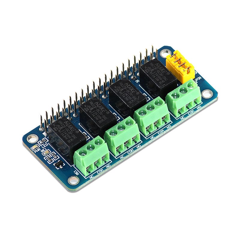 Relay 4 Zero - 4-Channel Relay Board for Pi Zero - The Pi Hut