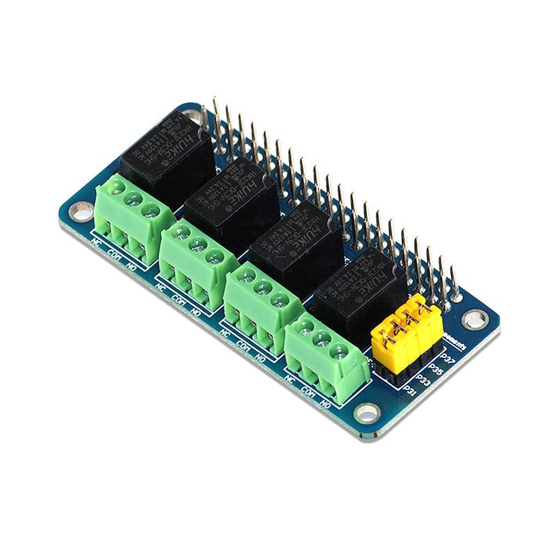 Relay 4 Zero - 4-Channel Relay Board for Pi Zero - The Pi Hut