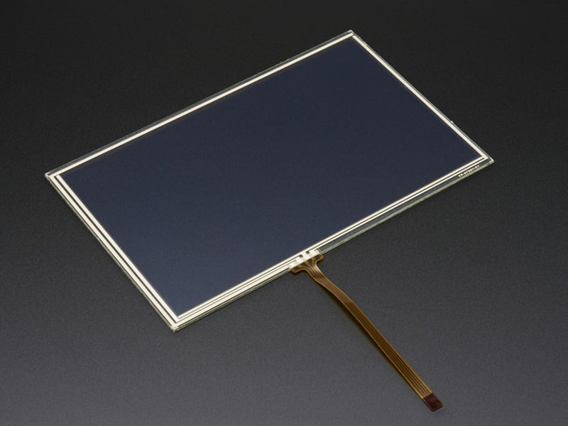 Resistive Touchscreen Overlay - 7" diag. 165mm x 105mm - 4 Wire - The Pi Hut