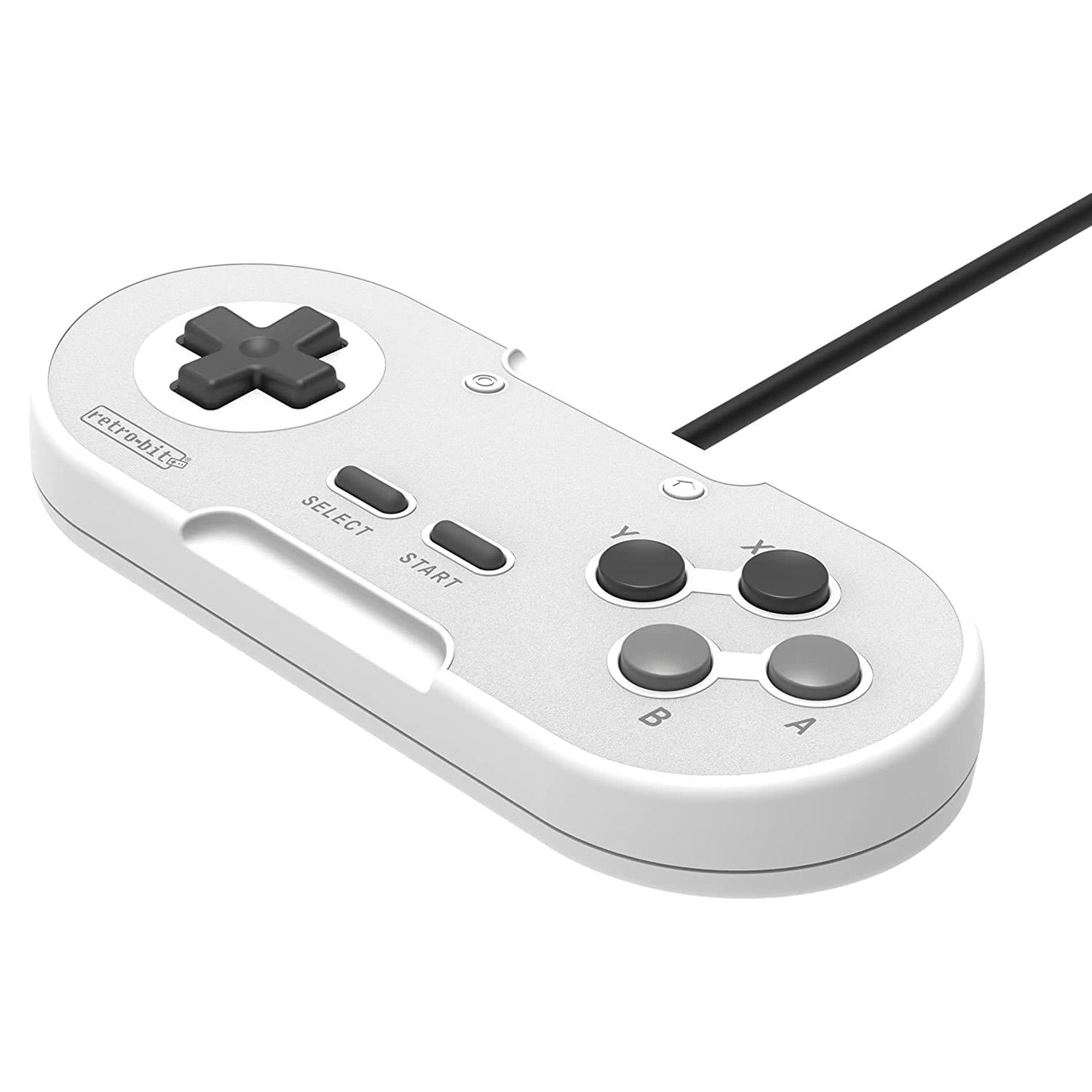 Retro-Bit Legacy16 Wired USB Controller - Classic Grey - The Pi Hut