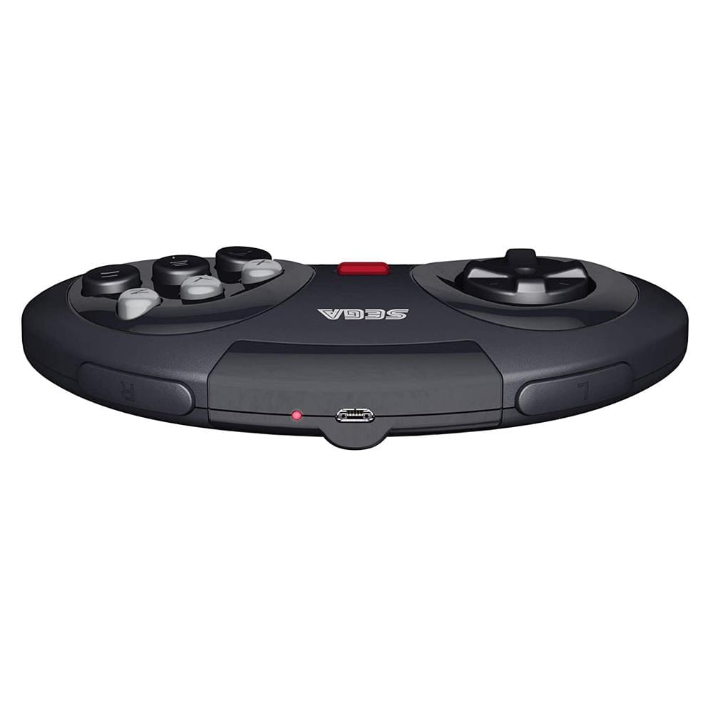 Retro-Bit Official SEGA Mega Drive 8-Button 2.4Ghz Wireless Arcade Pad - Black - The Pi Hut