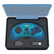 Retro-Bit Official SEGA Mega Drive 8-Button 2.4Ghz Wireless Arcade Pad - Blue - The Pi Hut