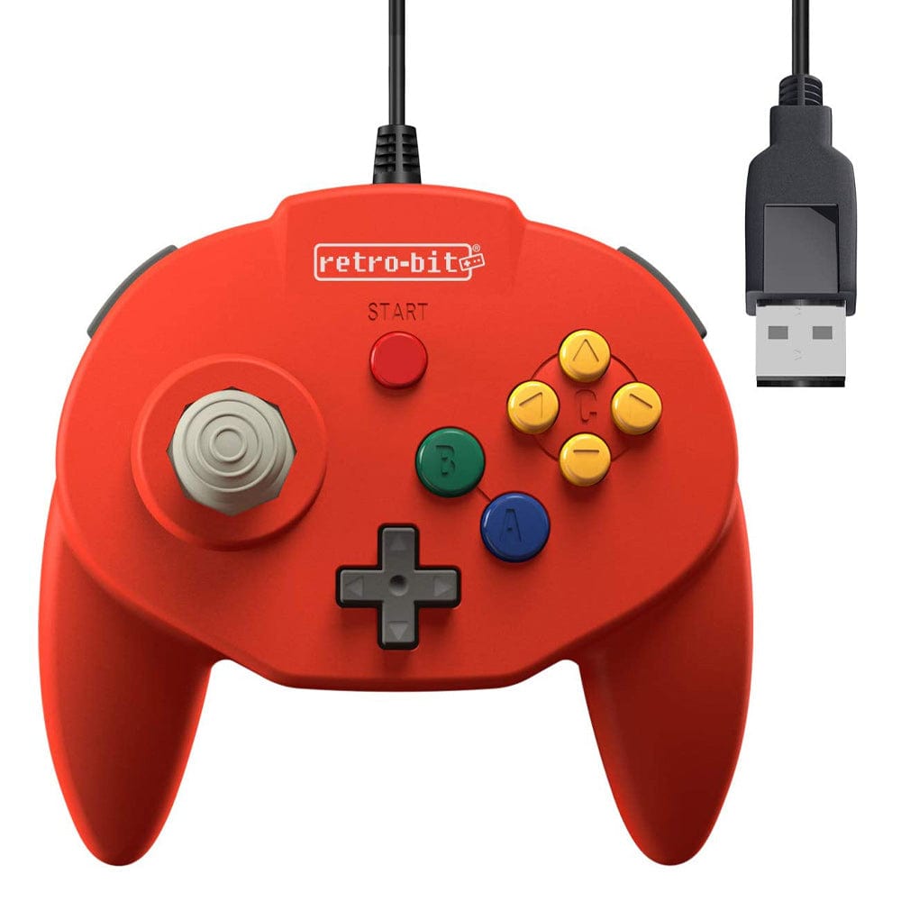 Retro-Bit Tribute 64 USB Control Pad - The Pi Hut