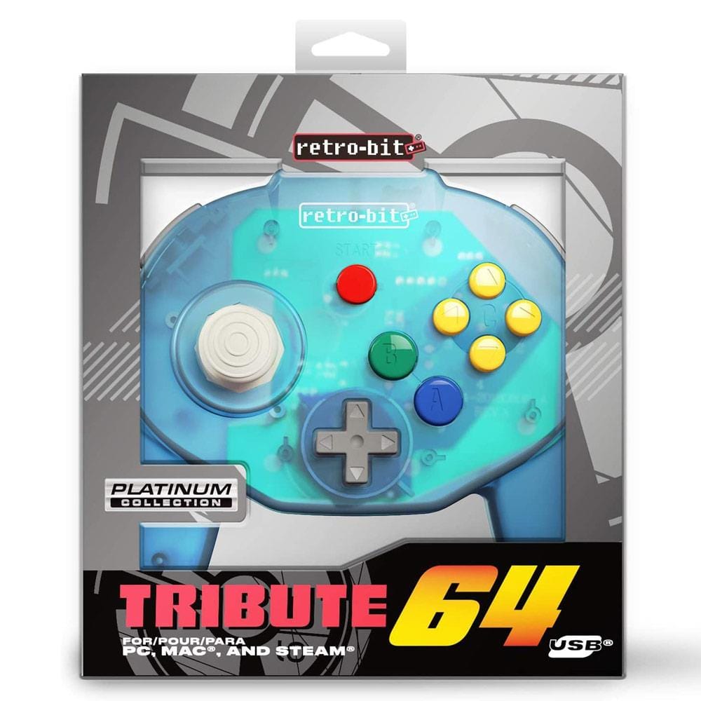 Retro-Bit Tribute 64 USB Control Pad - The Pi Hut