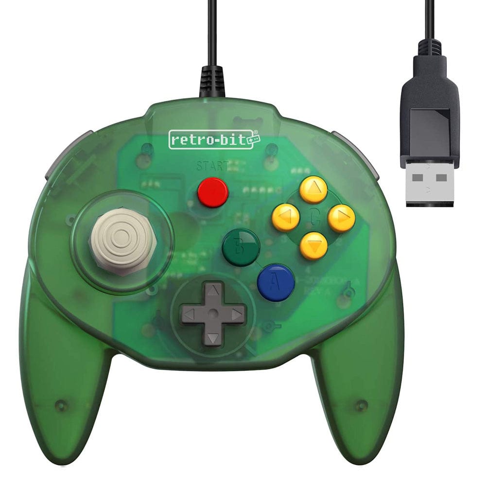 Retro-Bit Tribute 64 USB Control Pad - The Pi Hut