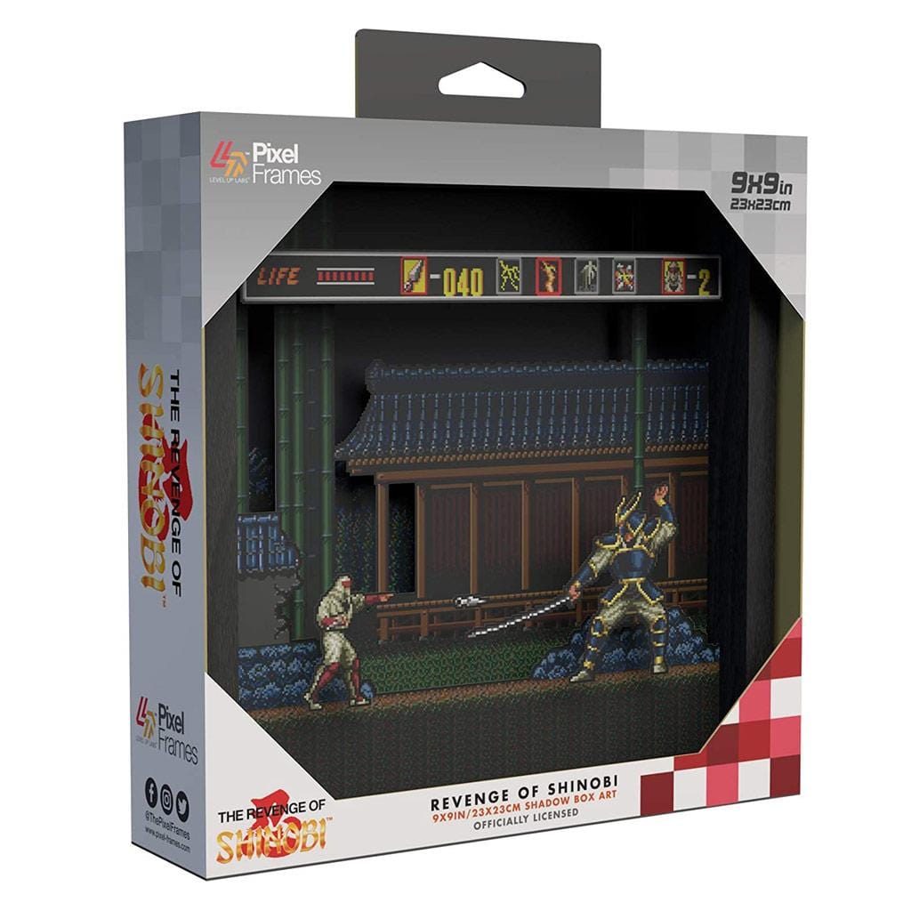 Revenge of Shinobi Pixel Frame (9x9") - The Pi Hut