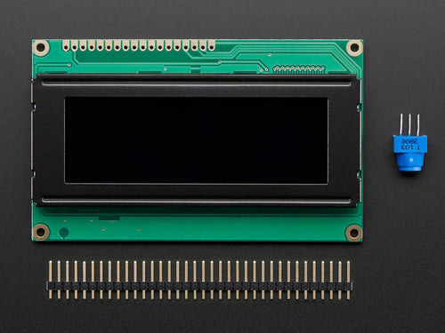 RGB backlight negative LCD 20x4 + extras (RGB on black) - The Pi Hut