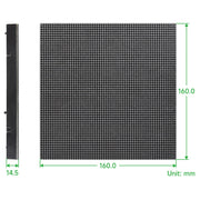 RGB Full-Colour LED Matrix Panel - 2.5mm Pitch, 64x64 Pixels - The Pi Hut