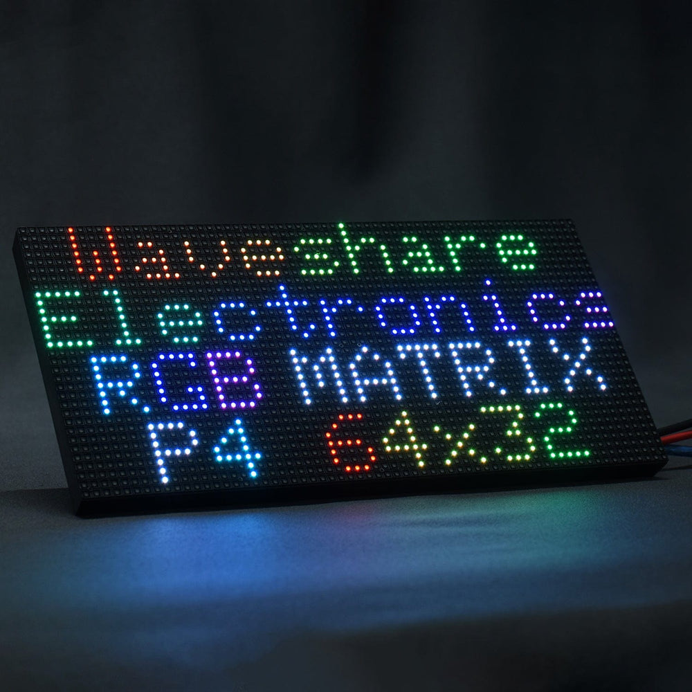 RGB Full-Colour LED Matrix Panel - 4mm Pitch, 64×32 Pixels - The Pi Hut