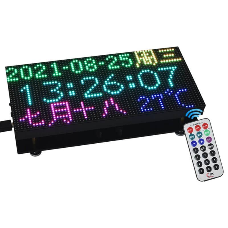 RGB LED Matrix for Raspberry Pi Pico (64x32) - The Pi Hut