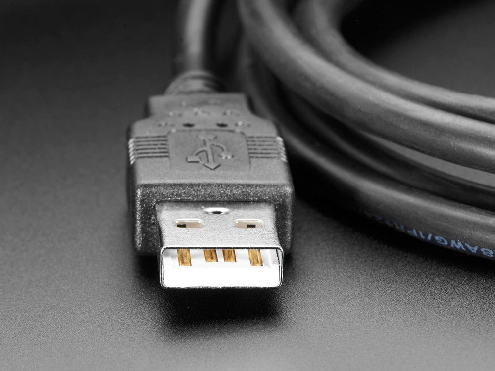 Right Angle USB cable - A/MicroB - The Pi Hut