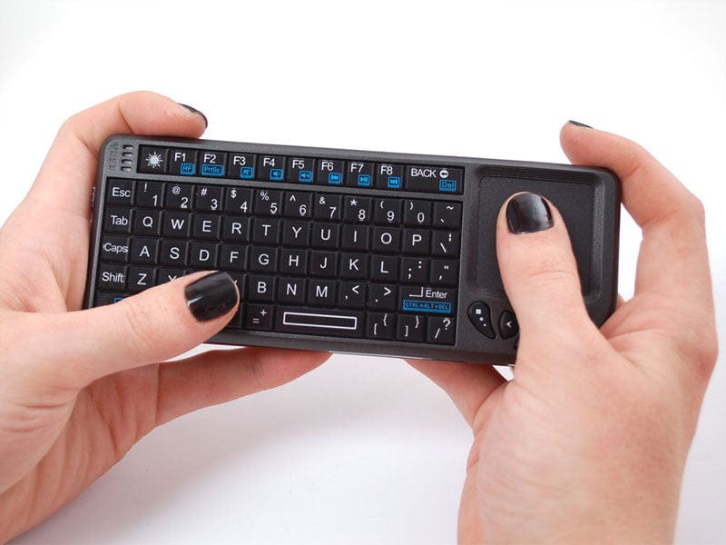 Riii Miniature Wireless USB Keyboard with Touchpad - The Pi Hut