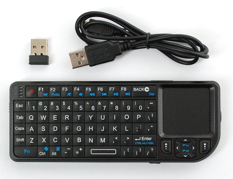 Riii Miniature Wireless USB Keyboard with Touchpad - The Pi Hut