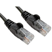 RJ45 Cat5e Ethernet LAN Cable 2m (Black) - The Pi Hut