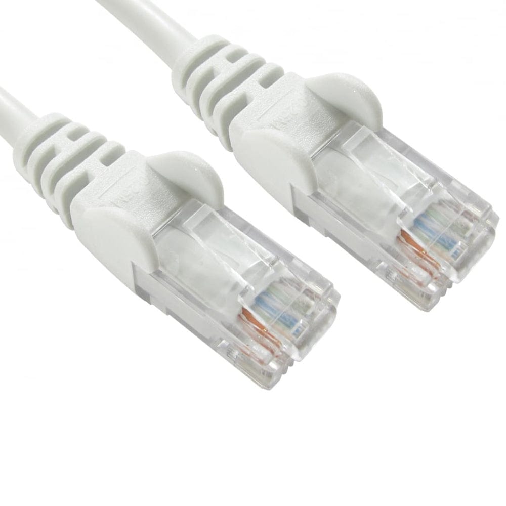 RJ45 Cat5e Ethernet LAN Cable 2m (White) - The Pi Hut