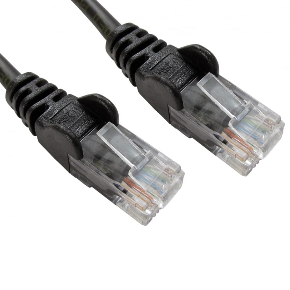 RJ45 Cat5e Ethernet LAN Cable 5m (Black) - The Pi Hut