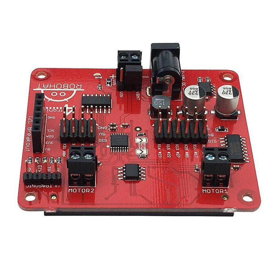 RoboHAT Robot Controller for Raspberry Pi [Discontinued] - The Pi Hut
