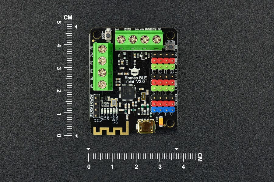 Romeo BLE mini - Small Control Board for Robot - Arduino Compatible - Bluetooth 4.0 - The Pi Hut