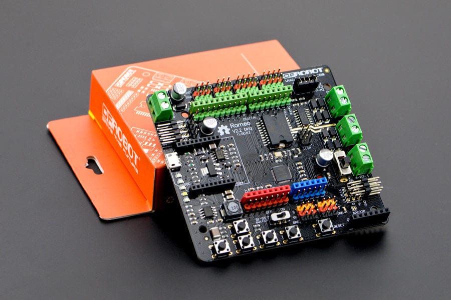 Romeo V2 - a Robot Control Board with Motor Driver (Compatible with Arduino) - The Pi Hut