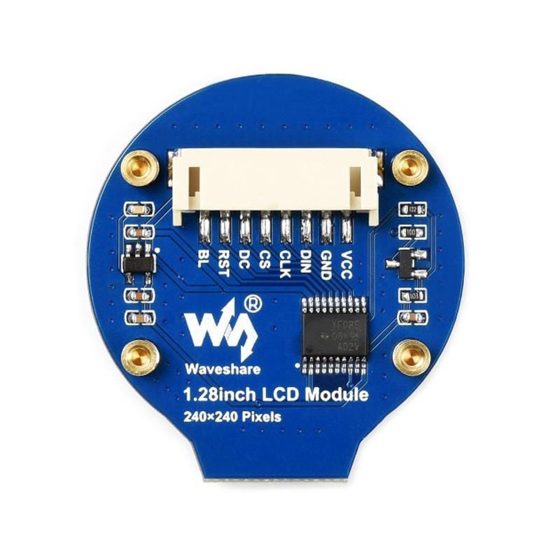 Round 1.28" LCD Display Module (240x240 IPS 65K RGB) - The Pi Hut