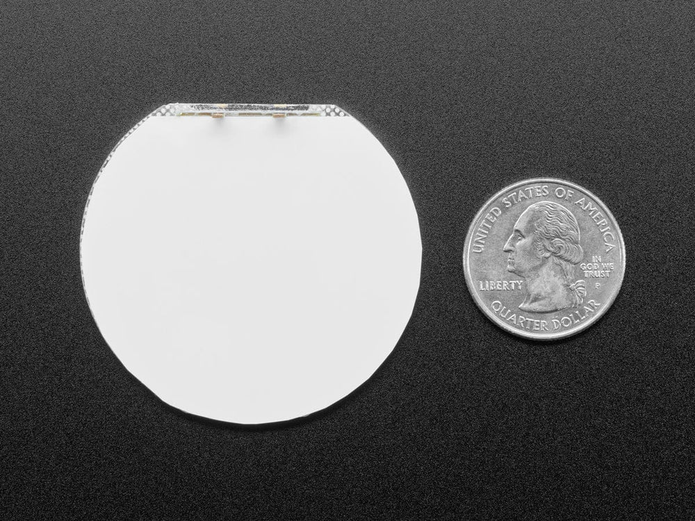 Round Semi-Circle Backlight LED - 50mm Diameter - The Pi Hut