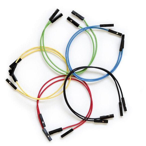 RPi Jumper Wires 10pk (Female/Female) 150mm - The Pi Hut